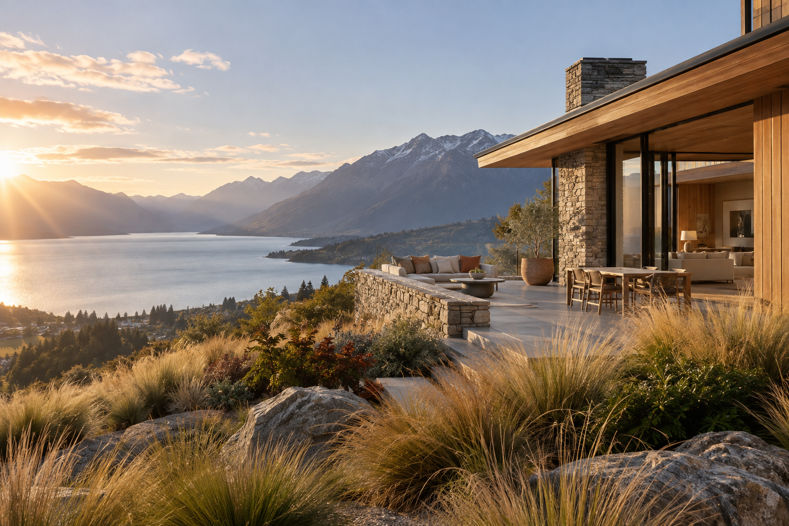 A peaceful lakefront home